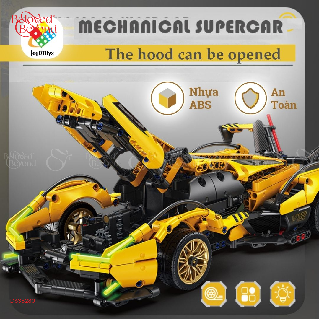 Lego Lamborghini V12 Techniaue - belovedbeyond.com