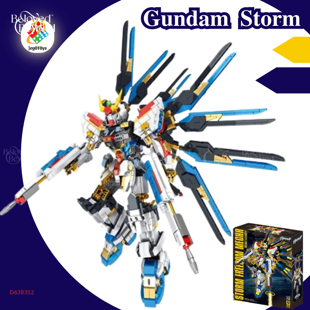Lego Robot Gundam Freedom Storm - belovedbeyond.com