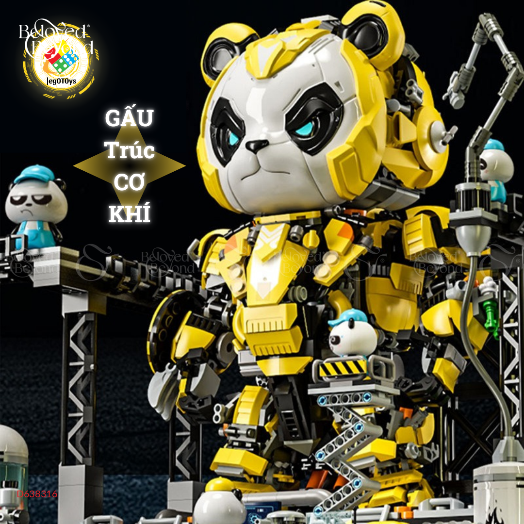 Lego Robot Mecha Panda - Gấu Trúc Cơ Khí - belovedbeyond.com