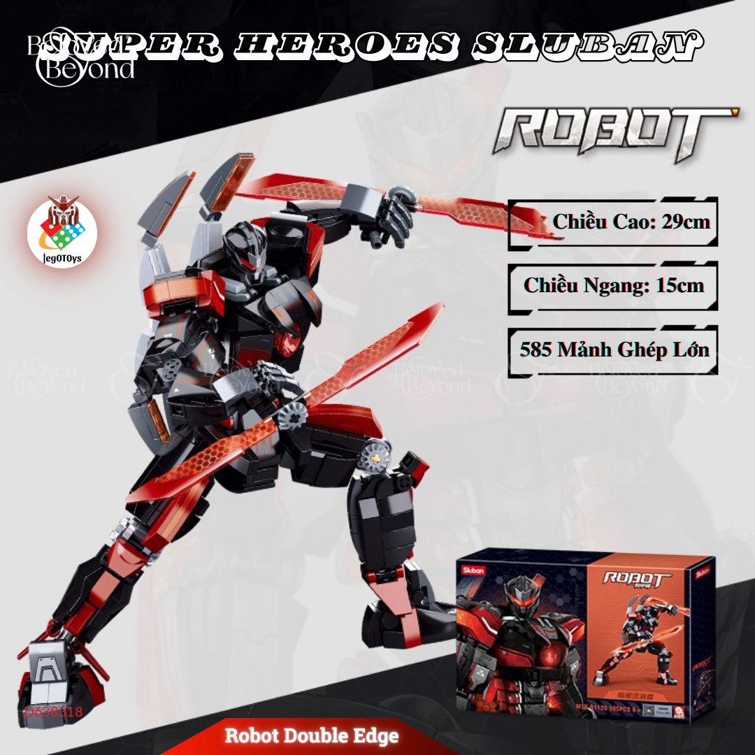 Lego Robot Gundam Double Edge - belovedbeyond.com