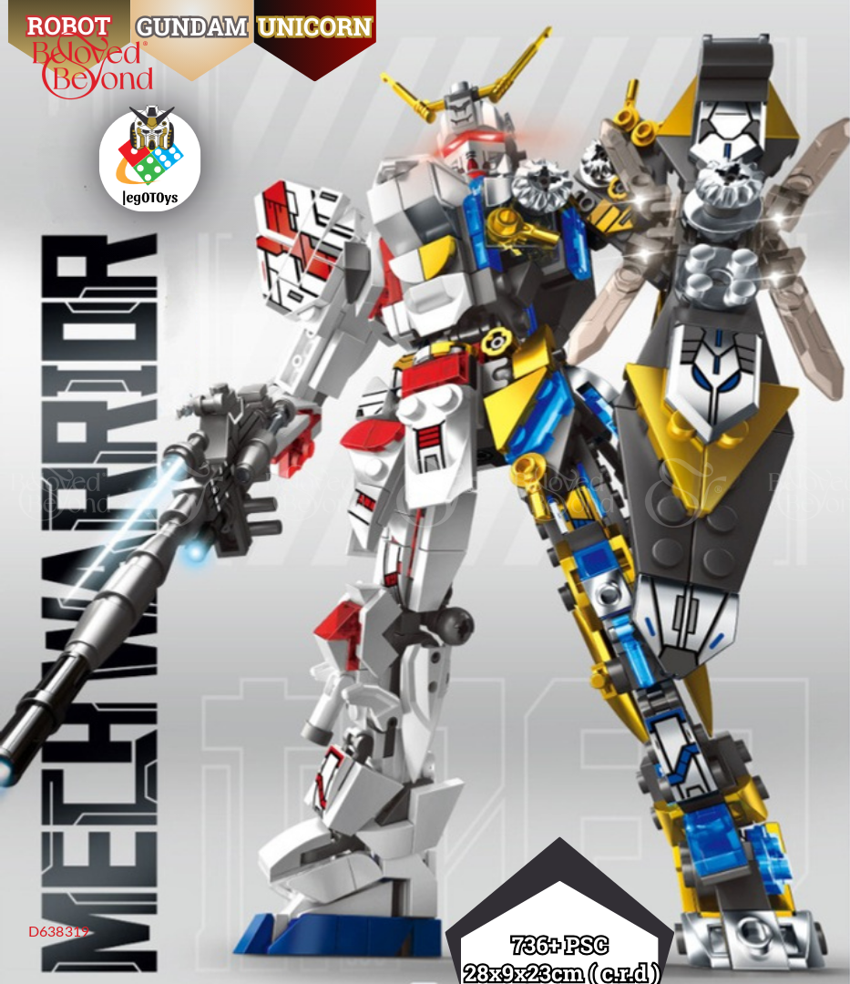 Lego Robot Gundam Unicorn - belovedbeyond.com