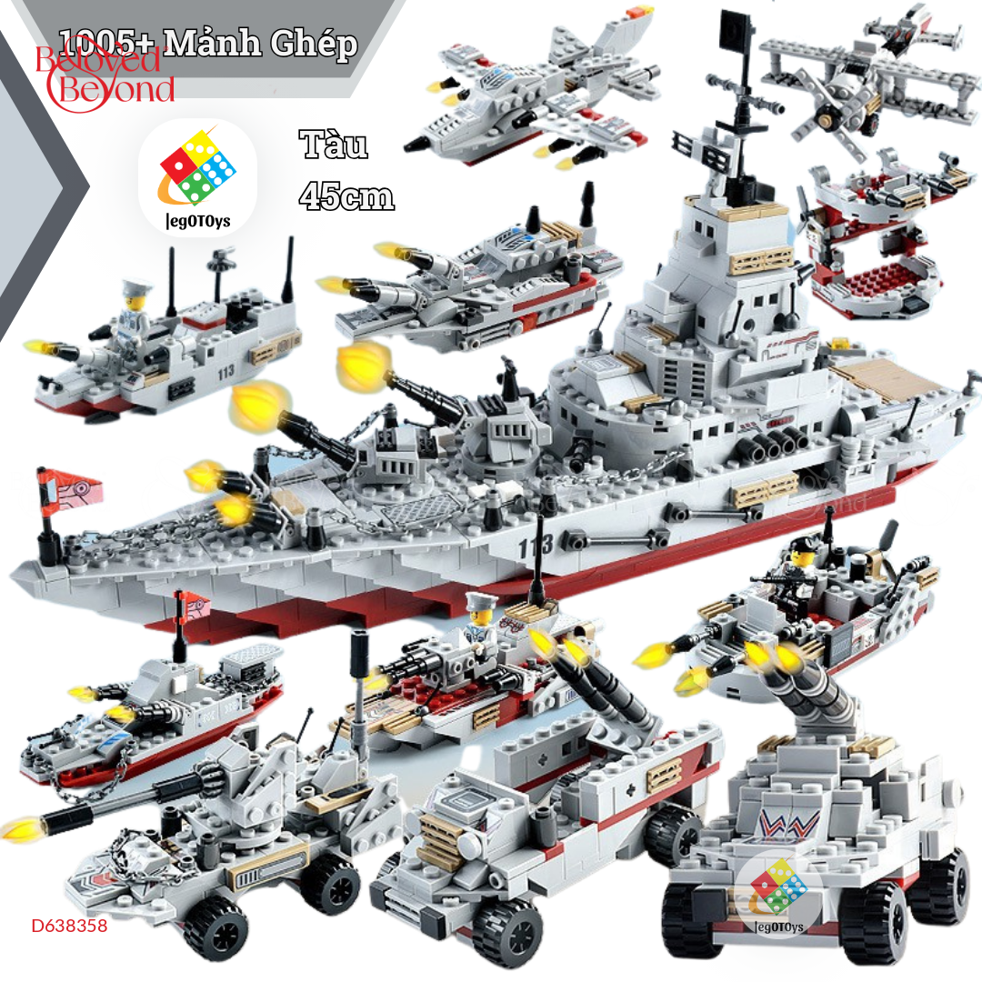 Lego Tàu Chiến 1005 - belovedbeyond.com