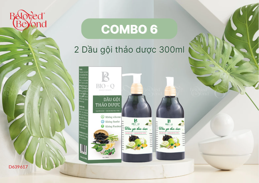 Combo 6: 2 Dầu Gội Thảo Dược 300Ml - belovedbeyond.com
