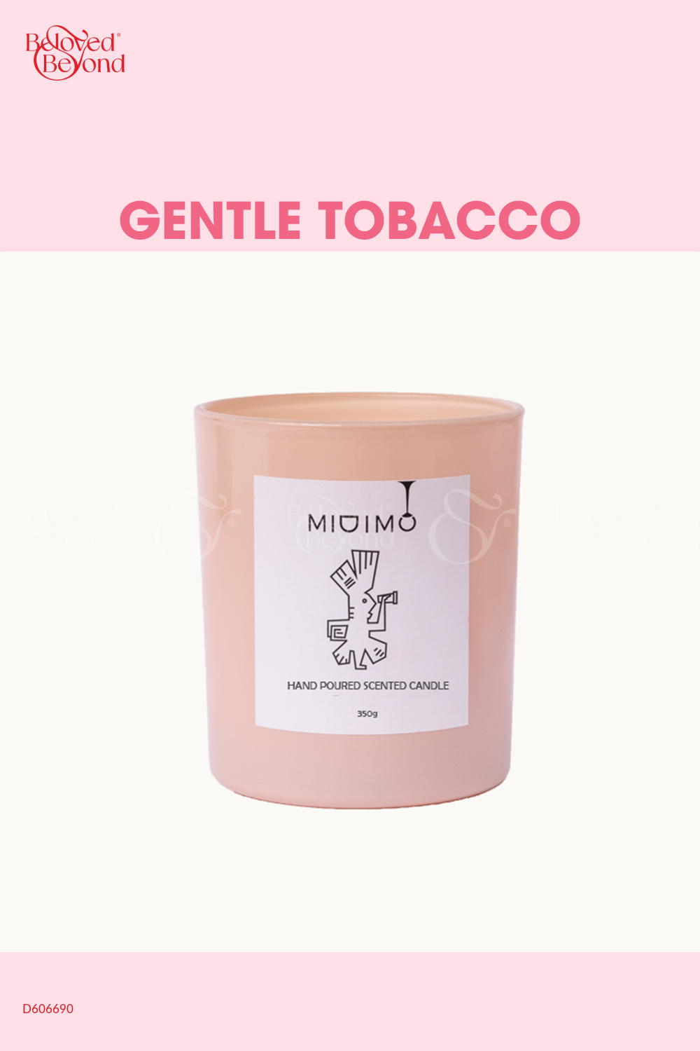 Nến Midimo 300G Hồng – Gentle Tobacco - belovedbeyond.com