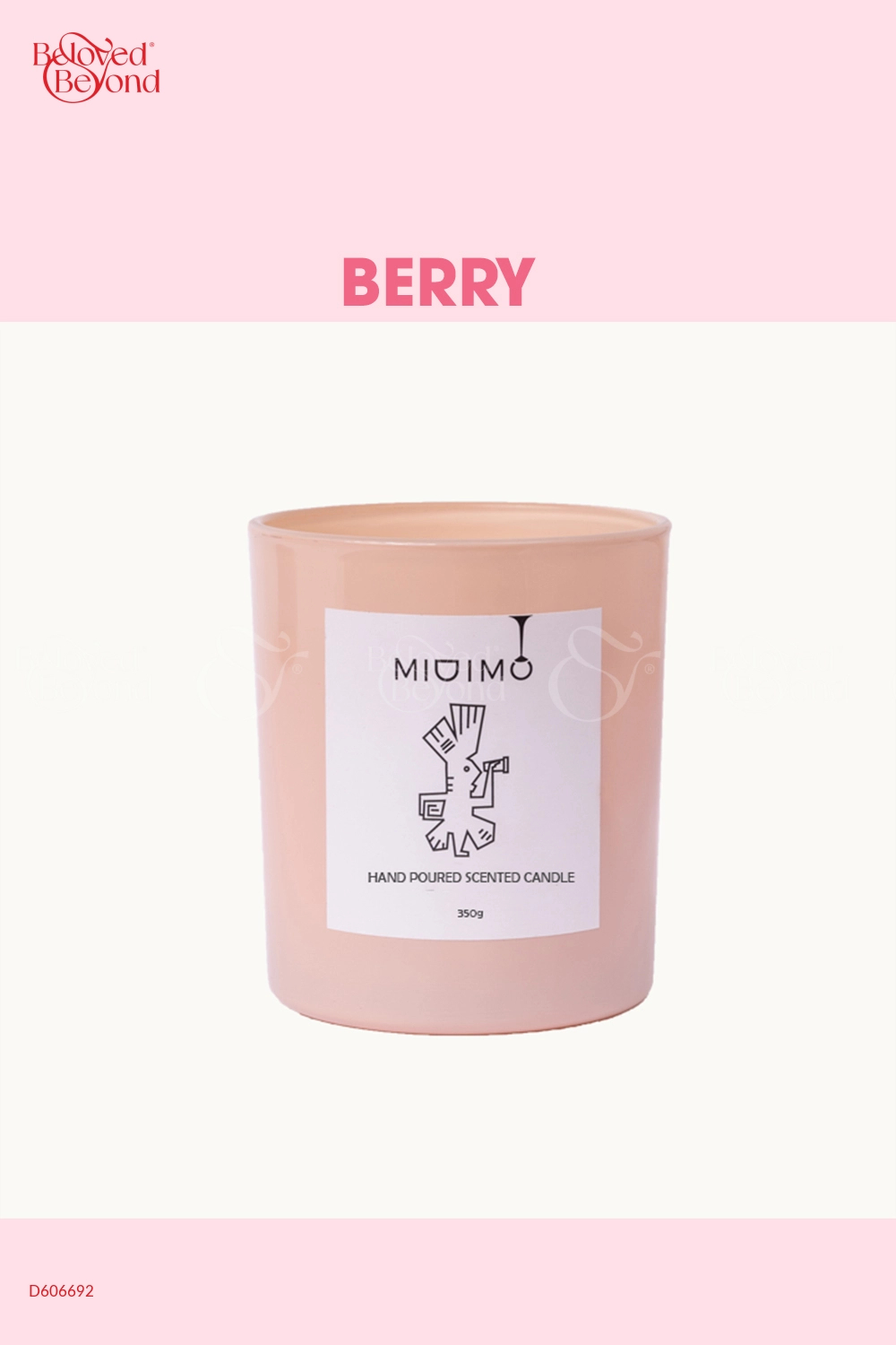 Nến Midimo 300G Hồng – Berry - belovedbeyond.com