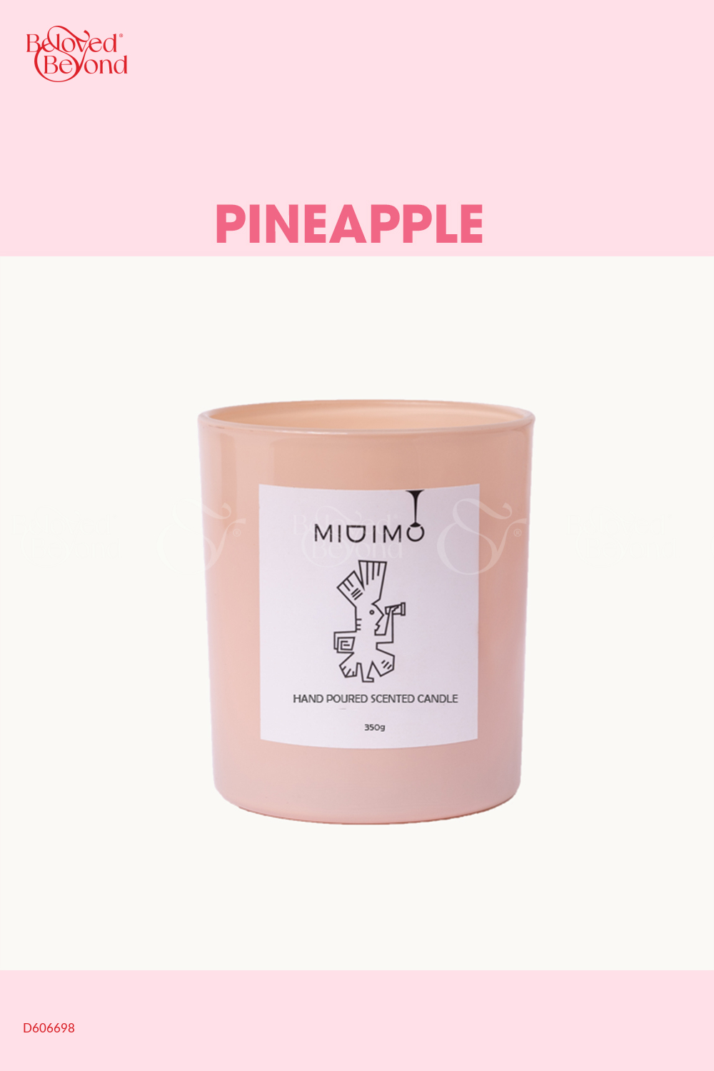 Nến Midimo 300G Hồng – Pineapple - belovedbeyond.com