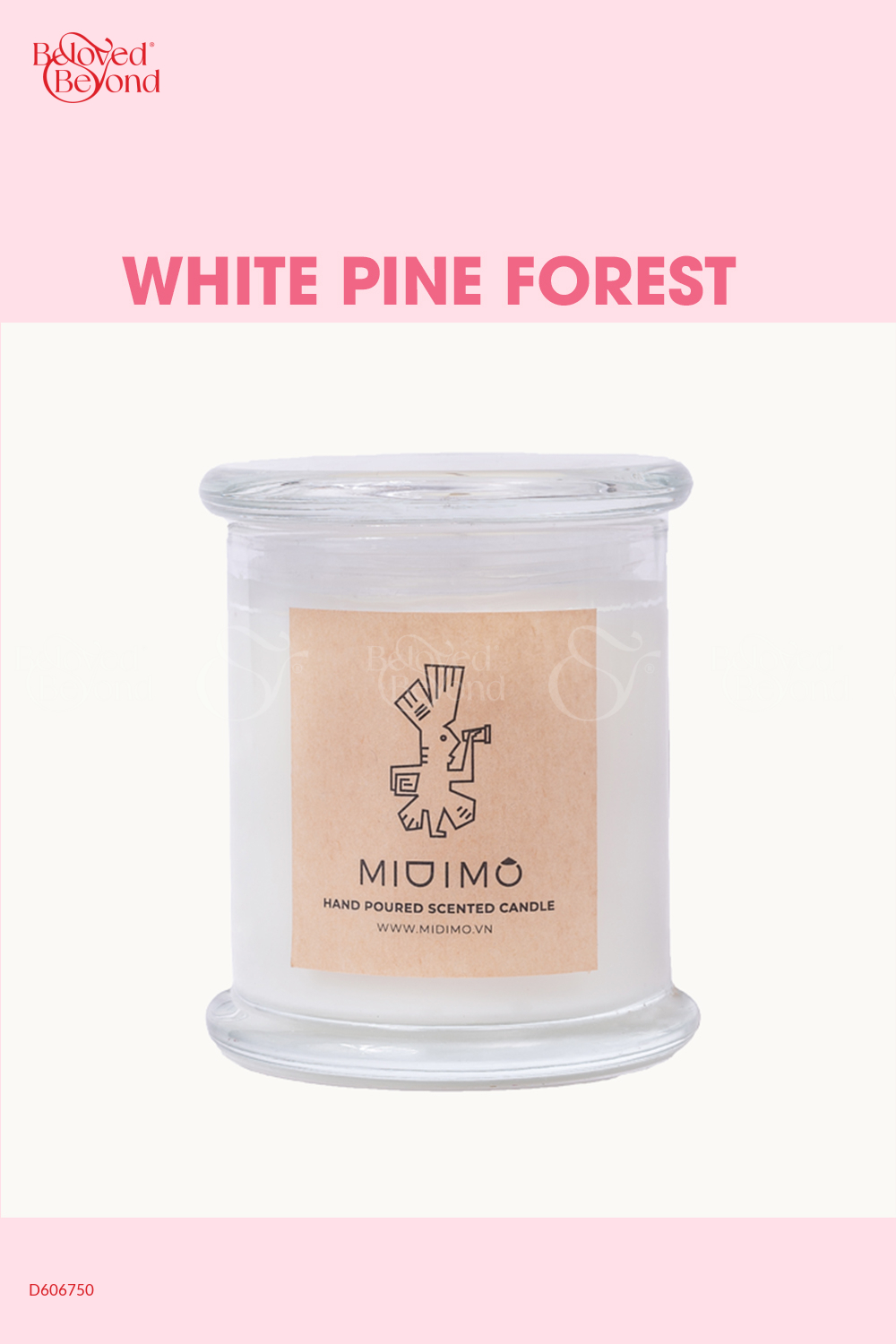 Nến Midimo Thủy Tinh 250Gr – White Pine Forest - belovedbeyond.com