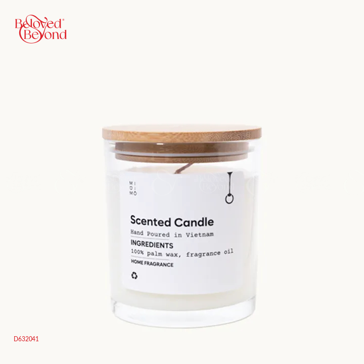 Nến Thủy Tinh Nắp Gỗ 170G - Woodsage Seasalt - belovedbeyond.com
