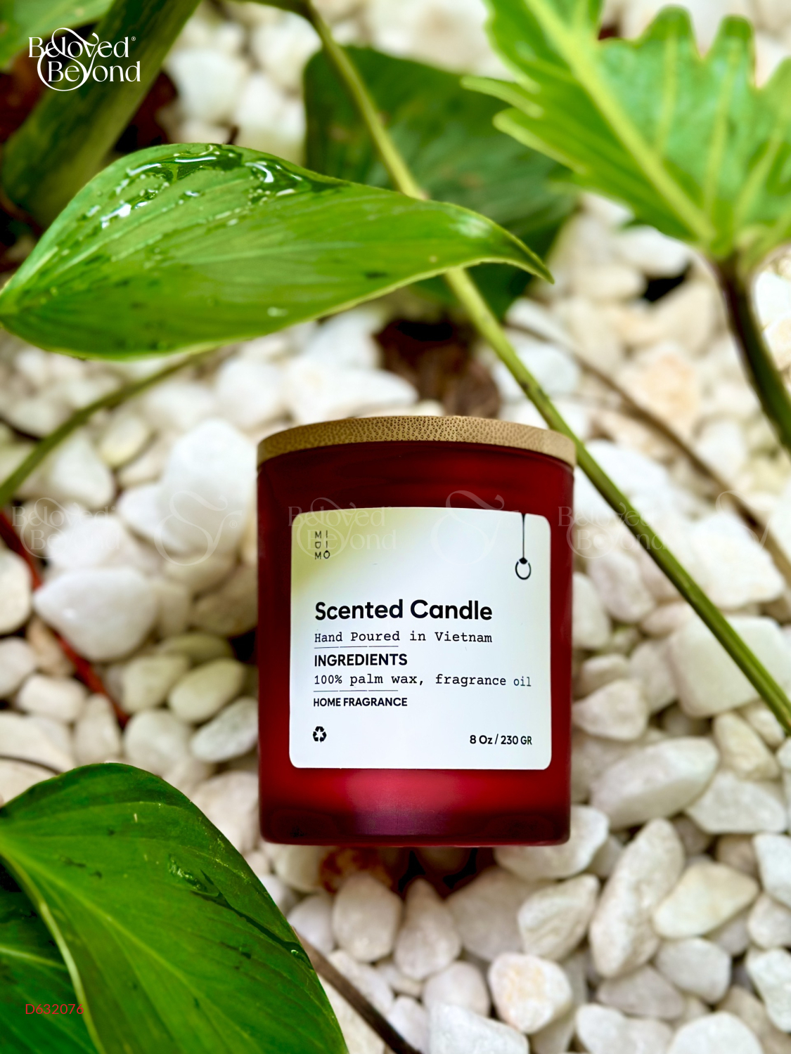 Nến Thủy Tinh Midimo Đỏ 230G - Rose Rituals - belovedbeyond.com