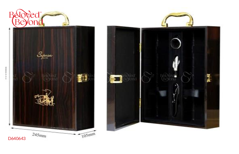 Hợp Sơn Mài Đôi Vân Gỗ In Hoa Văn - belovedbeyond.com