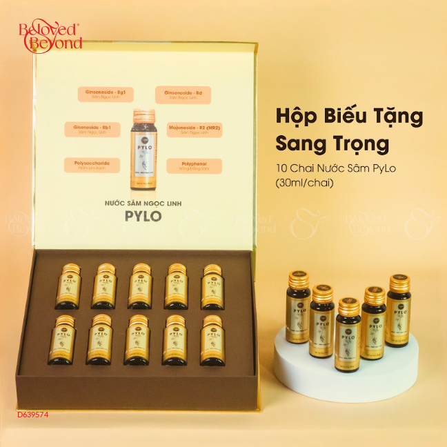 Nước Sâm Ngọc Linh Pylo (Hộp Biếu Tặng Sang Trọng) - belovedbeyond.com