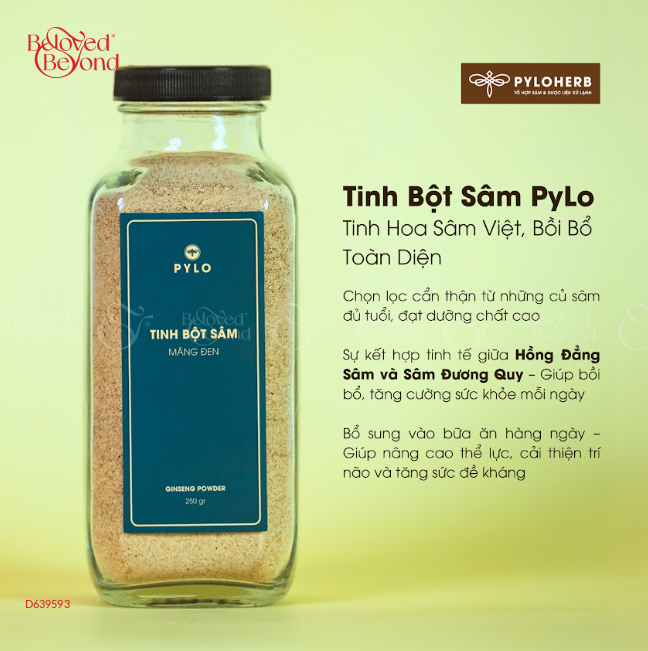 Tinh Bột Sâm Pylo - Hủ 250Gr - belovedbeyond.com