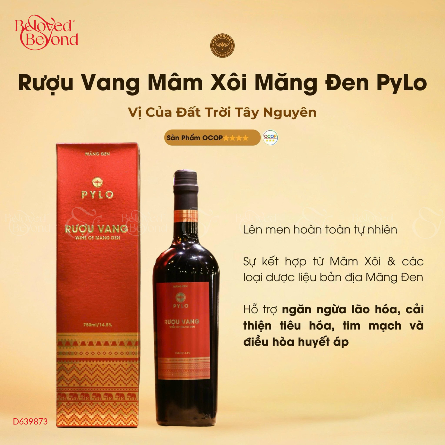 Rượu Vang Măng Đen Mâm Xôi Pylo - belovedbeyond.com