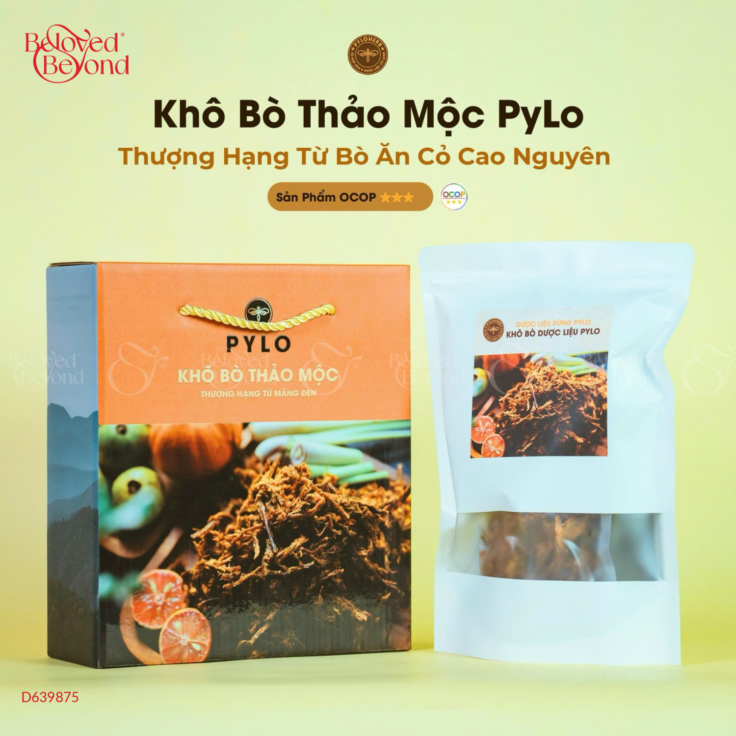 Khô Bò Thảo Mộc Pylo - belovedbeyond.com