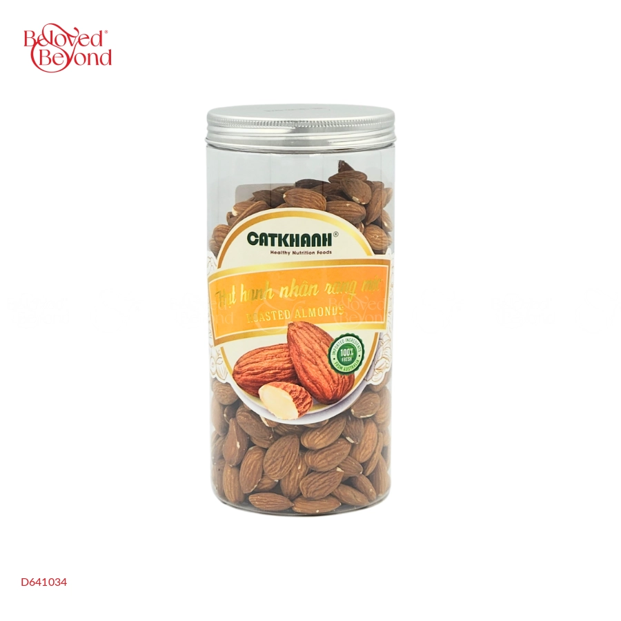 Hạt Hạnh Nhân Rang 450Gr Hủ/Hộp - belovedbeyond.com