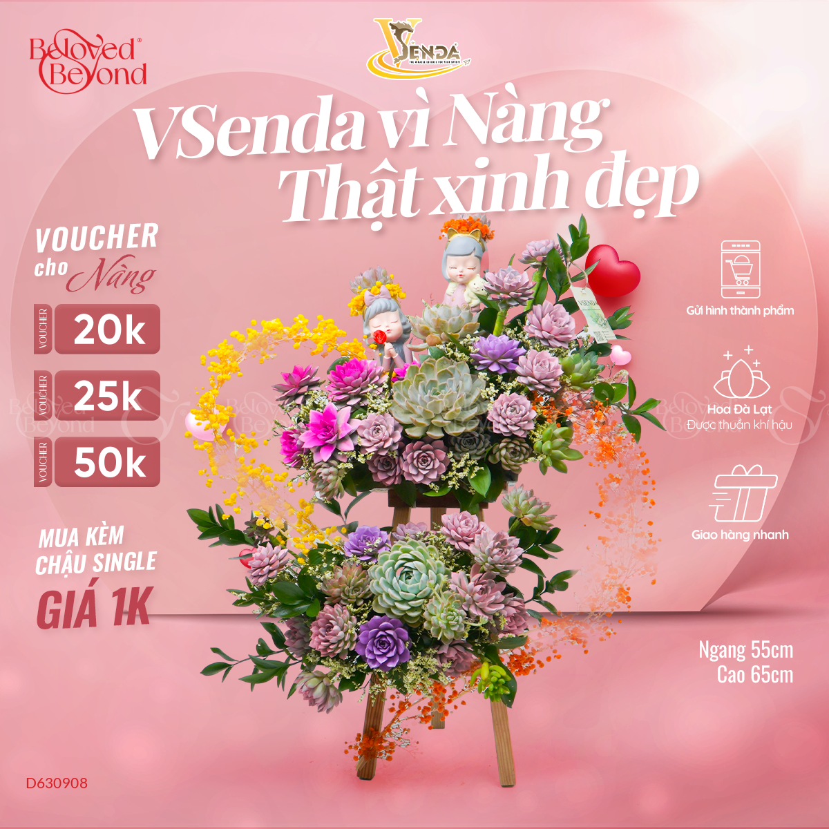 [Giữ Lại Rễ] Độc Lập_Kệ Hoa Sen Đá Mini Cắm Sáng T - belovedbeyond.com