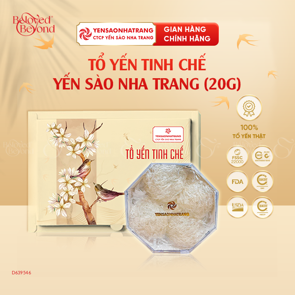 Tổ Yến Tinh Chế Yến Sào Nha Trang 20G - belovedbeyond.com