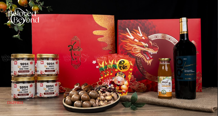 Hộp Quà Tết 2024 Khai Xuân Cát Tường - belovedbeyond.com