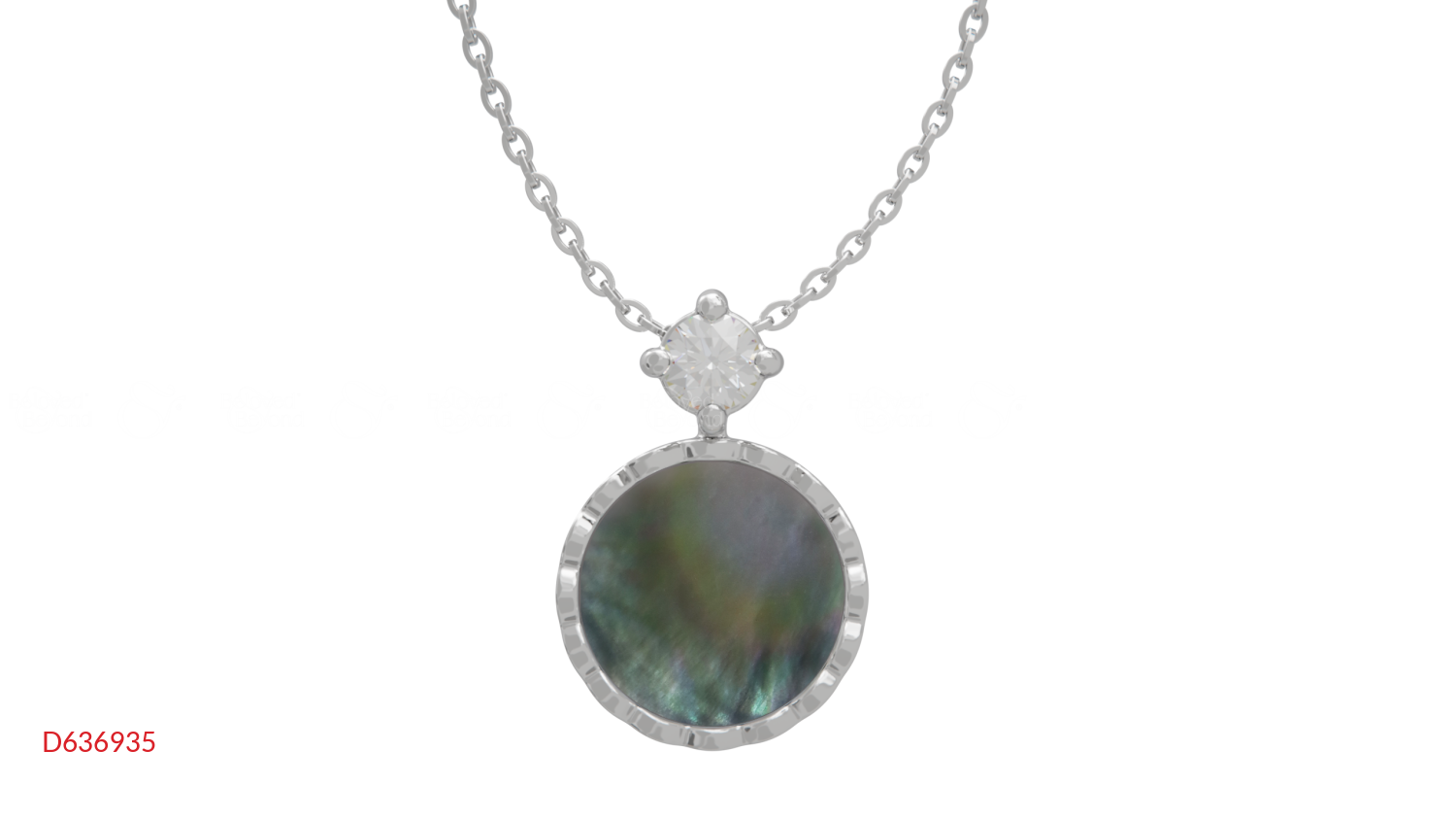 Mặt-Ngọc Trai Đen-Bạc Ý Mạ Vàng Trắng-Moissanite - belovedbeyond.com