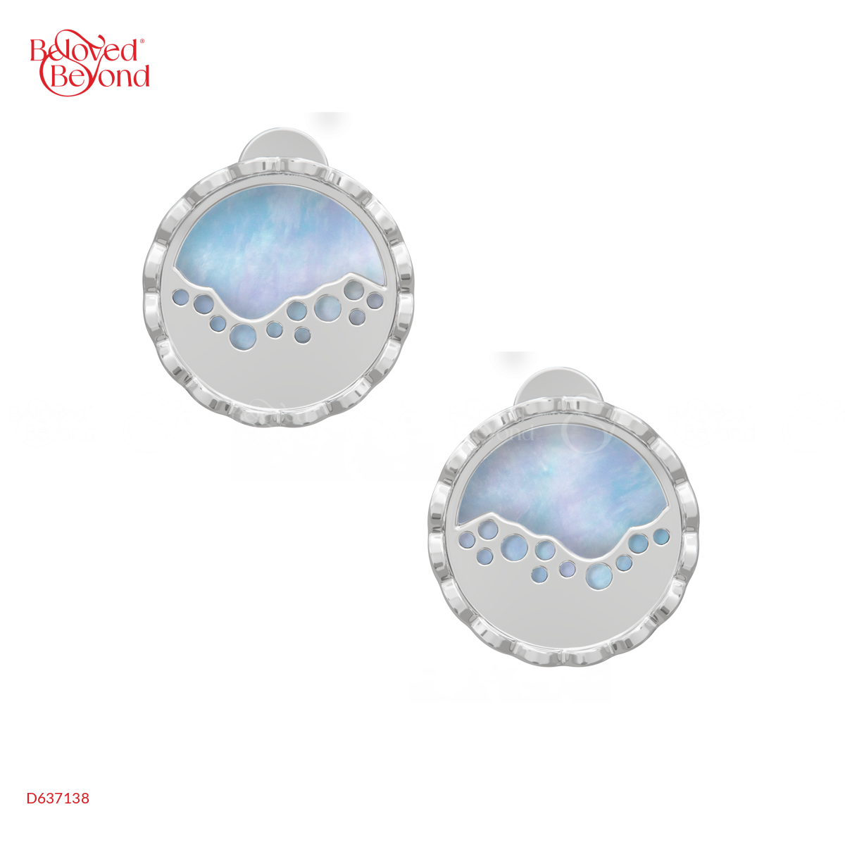 Bông Tai_Ngọc Trai Xanh Alice_Bạc Ý Mạ Vàng Trắng - belovedbeyond.com