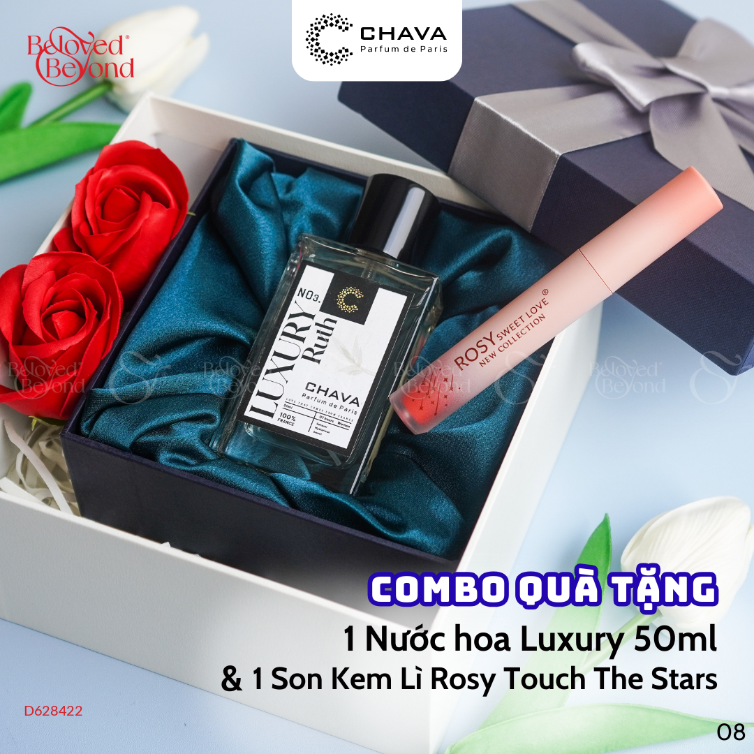 Combo Nước Hoa Luxury+Son Rosy Touch The Stars - belovedbeyond.com