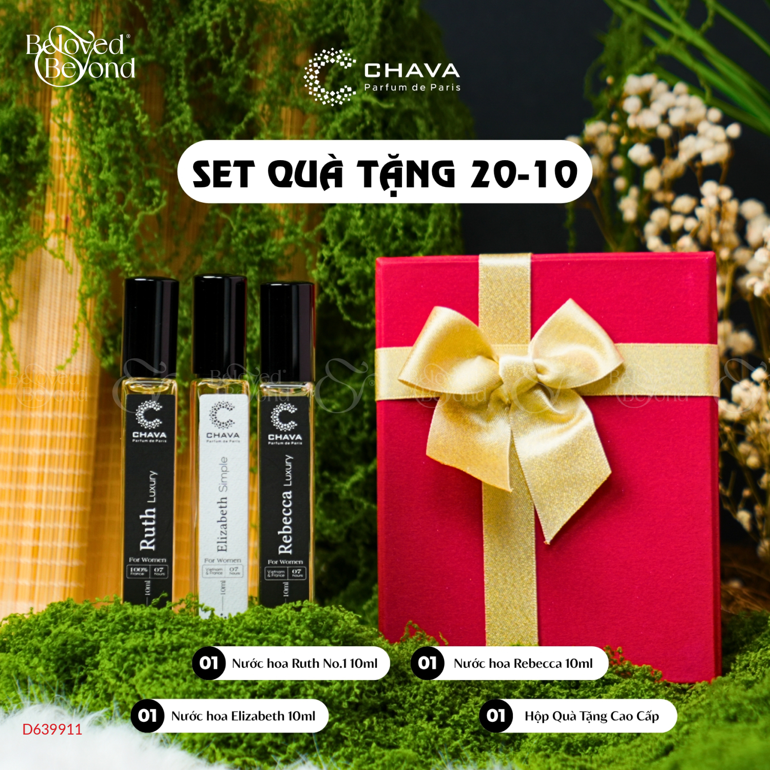 [Set Quà Tặng]Elizabeth + Ruth No.1 + Rebecca 10Ml - belovedbeyond.com