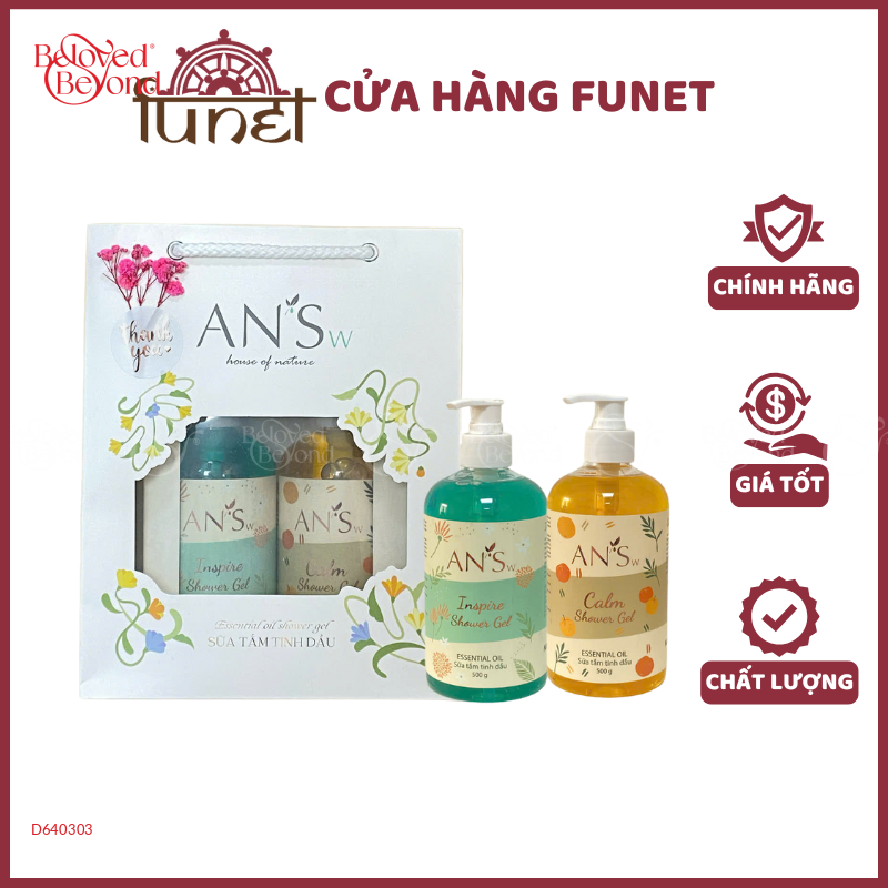 Hộp Quà Tặng Gel Tắm An'sw - belovedbeyond.com