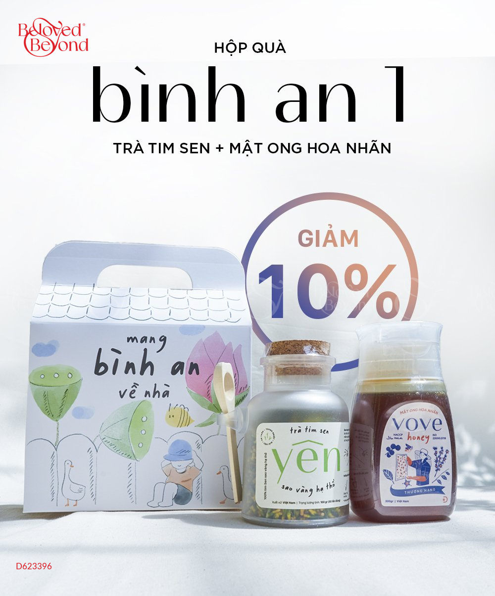 Combo Bình An 1 (Mật Ong Hoa Nhãn + Trà Tim Sen) - belovedbeyond.com