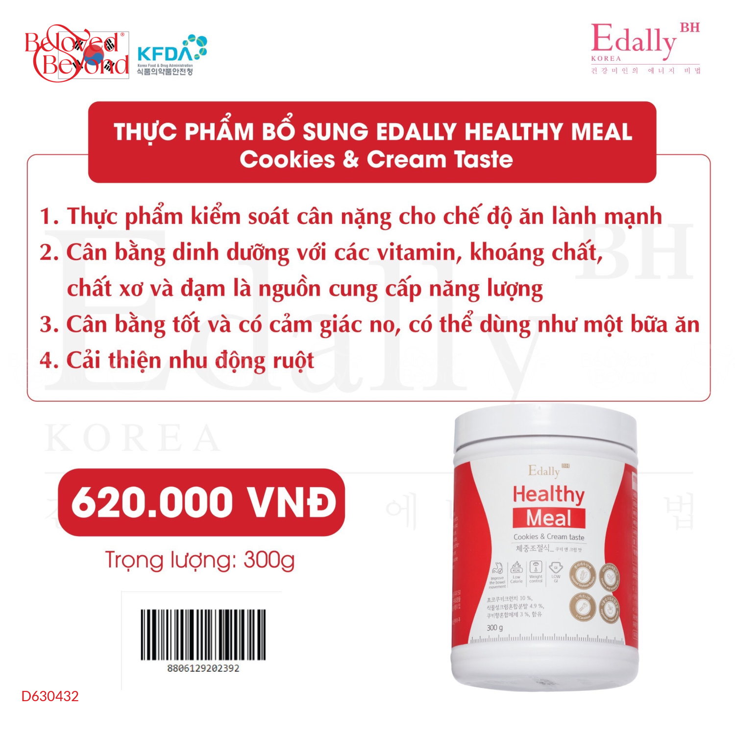 Thực Phẩm Bổ Sung Edally Healthy Meal - belovedbeyond.com