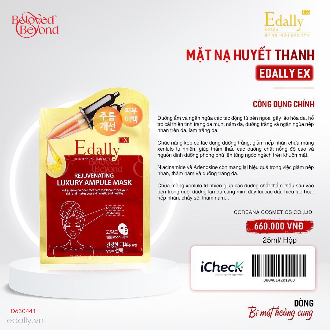 Mặt Nạ Huyết Thanh Edally Ex - belovedbeyond.com