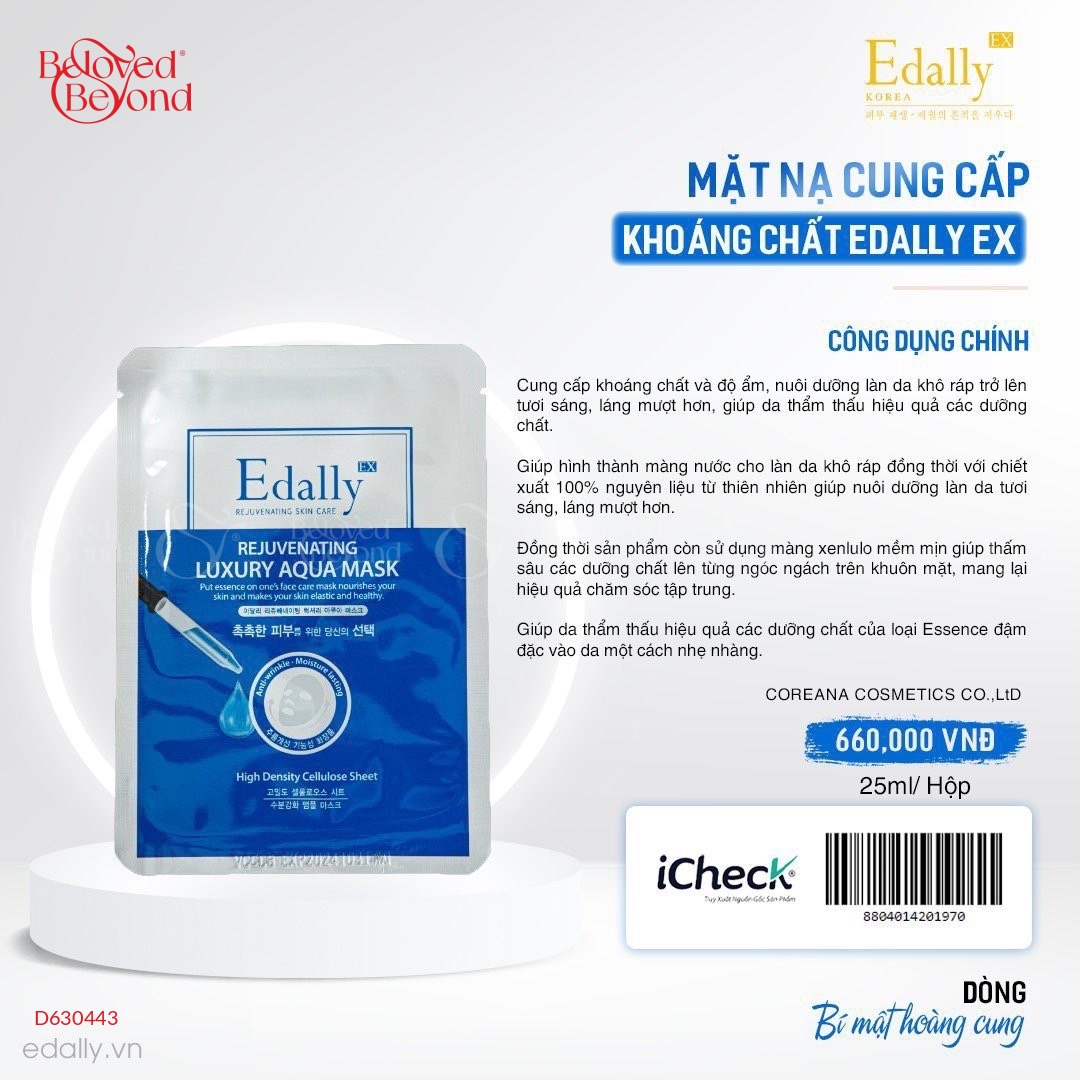Mặt Nạ Cung Cấp Khoáng Chất Edally Ex - belovedbeyond.com