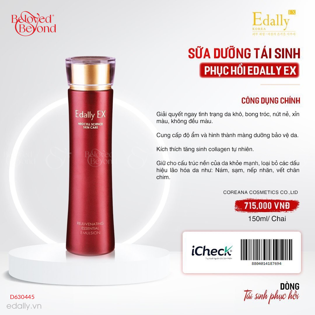 Sữa Dưỡng Tái Sinh Phục Hồi Edally Ex - belovedbeyond.com