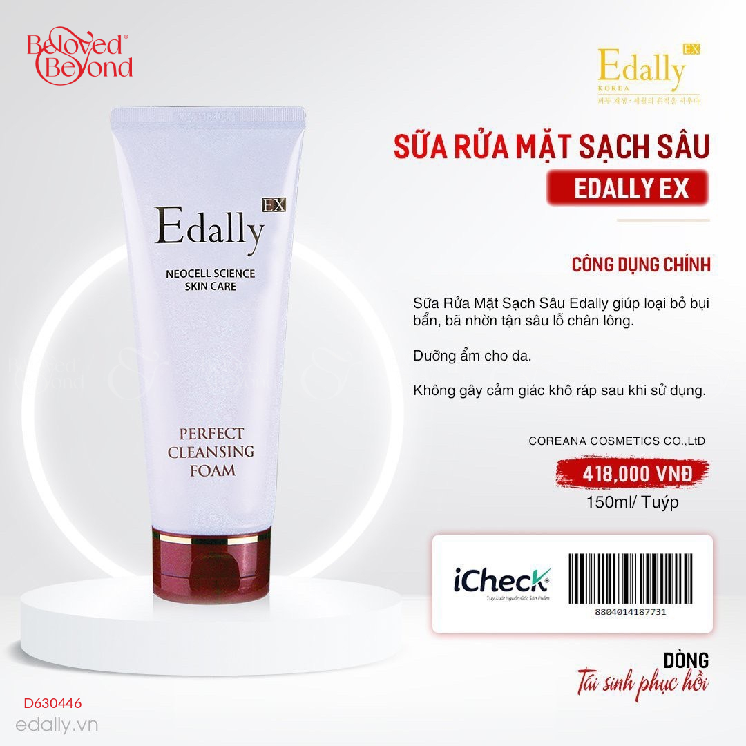 Sữa Rửa Mặt Sạch Sâu Edally Ex - belovedbeyond.com