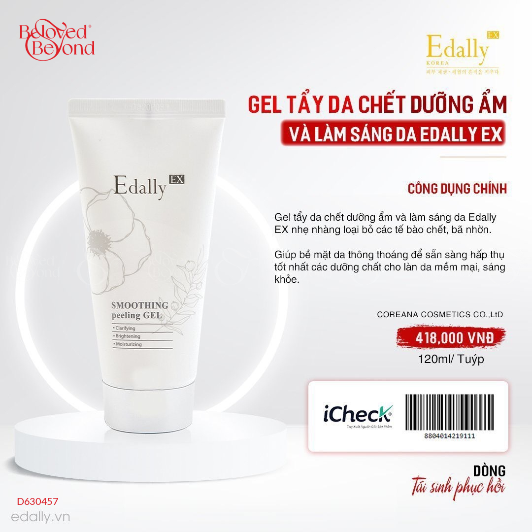 Gel Tẩy Da Chết Dưỡng Ẩm Và Làm Sáng Da Edally Ex - belovedbeyond.com
