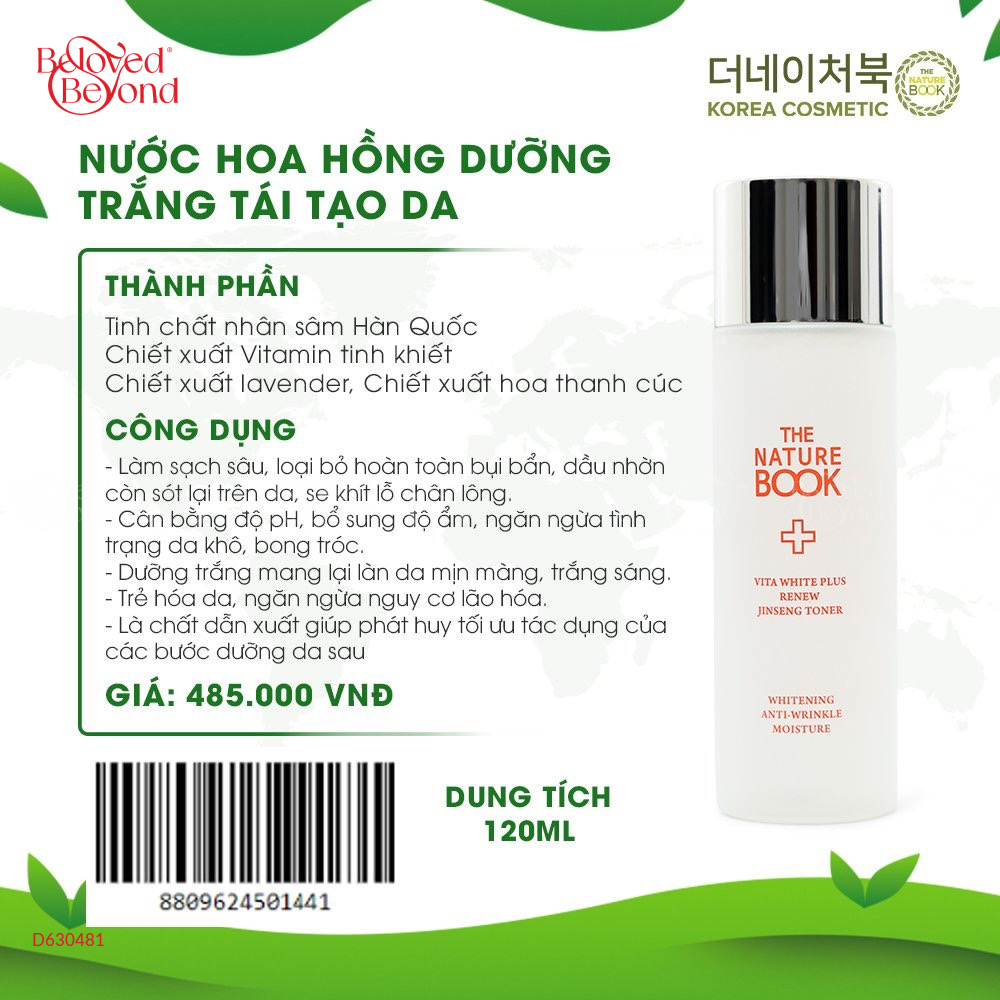 Nước Hoa Hồng Dưỡng Trắng Tái Tạo Da - belovedbeyond.com
