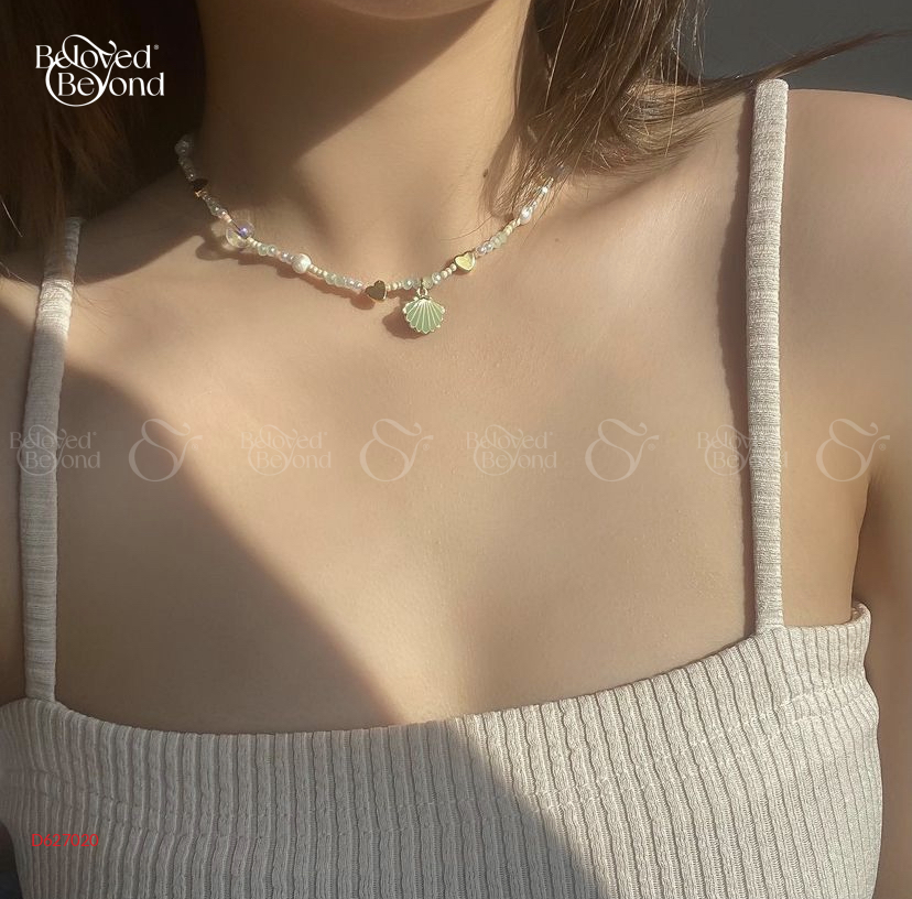 Vòng Tay - Vòng Cổ Sage Green Có Charm - belovedbeyond.com