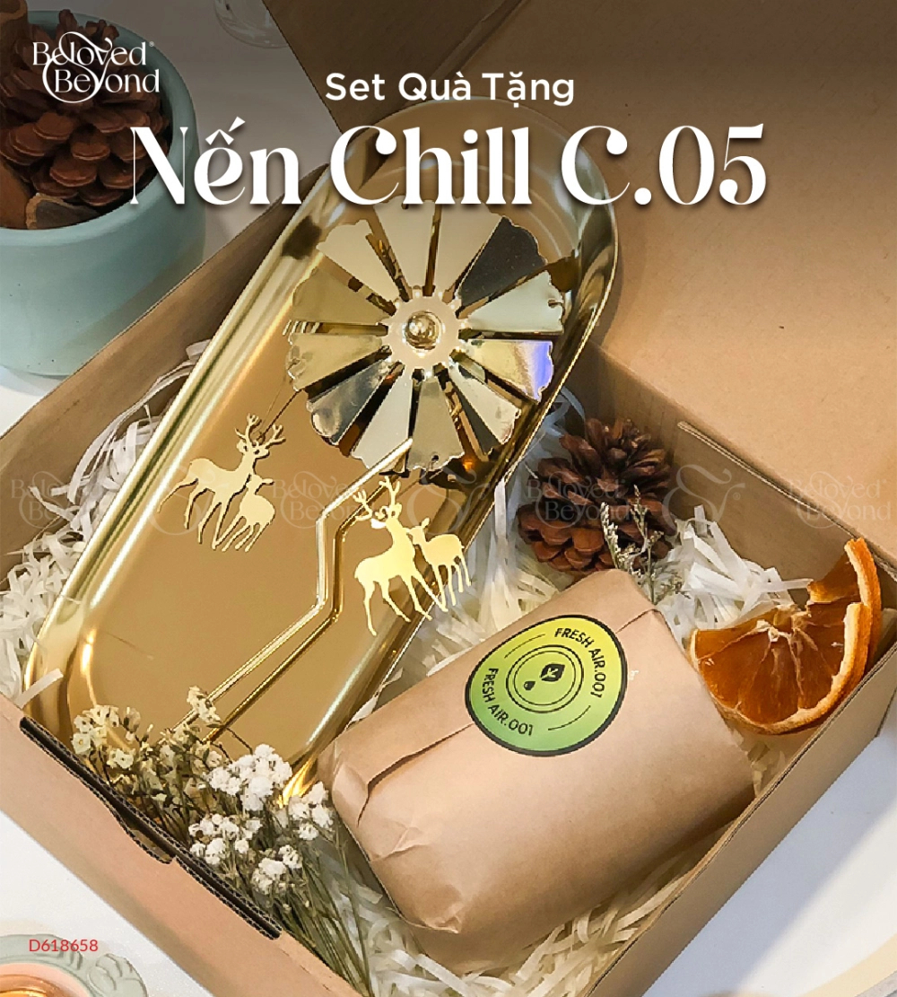 Heny Garden - Set Quà Tặng Nến Thơm Chill C-05 - belovedbeyond.com