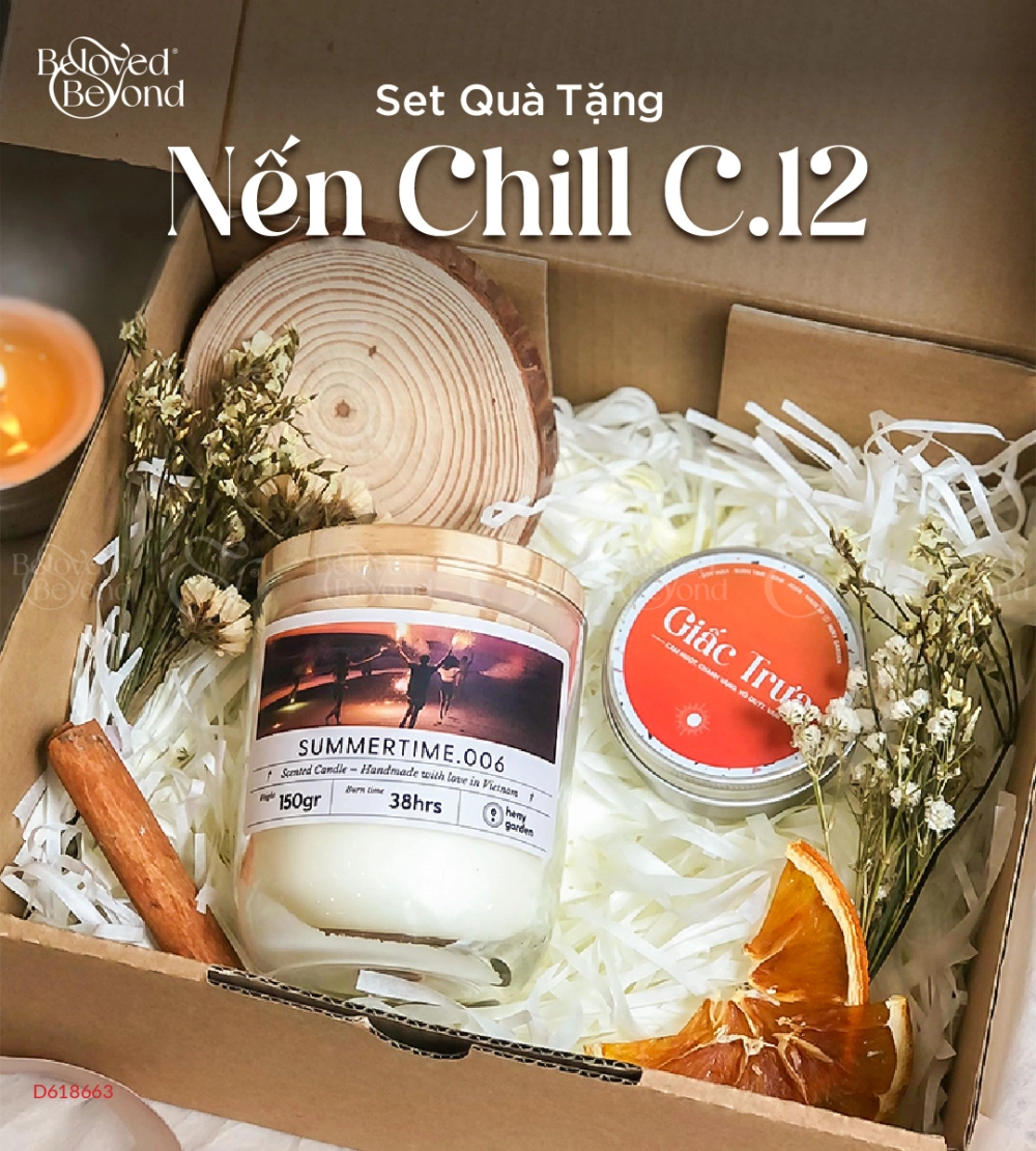 Heny Garden - Set Quà Tặng Nến Thơm Chill C-12 - belovedbeyond.com