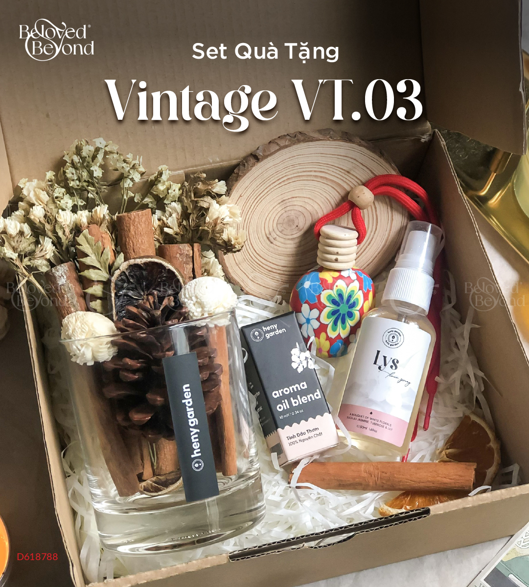 Heny Garden - Set Quà Tặng Lọ Khuếch Tán  - Vt03 - belovedbeyond.com