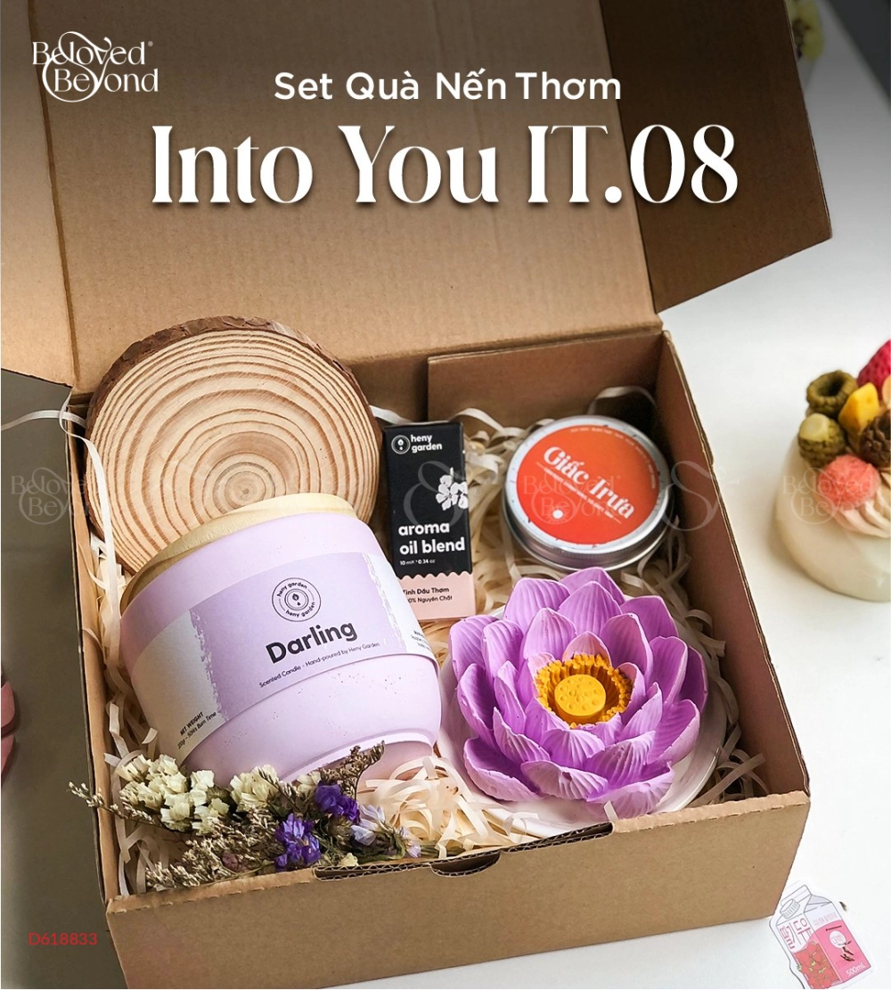 Heny Garden - Set Quà Tặng Nến Thơm Into You-It08 - belovedbeyond.com