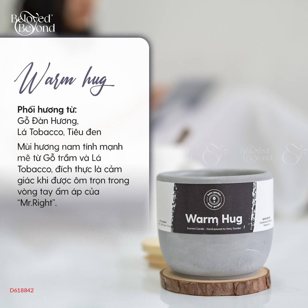 Warm Hug-Heny Garden-Bst Nến Thơm Into You - belovedbeyond.com