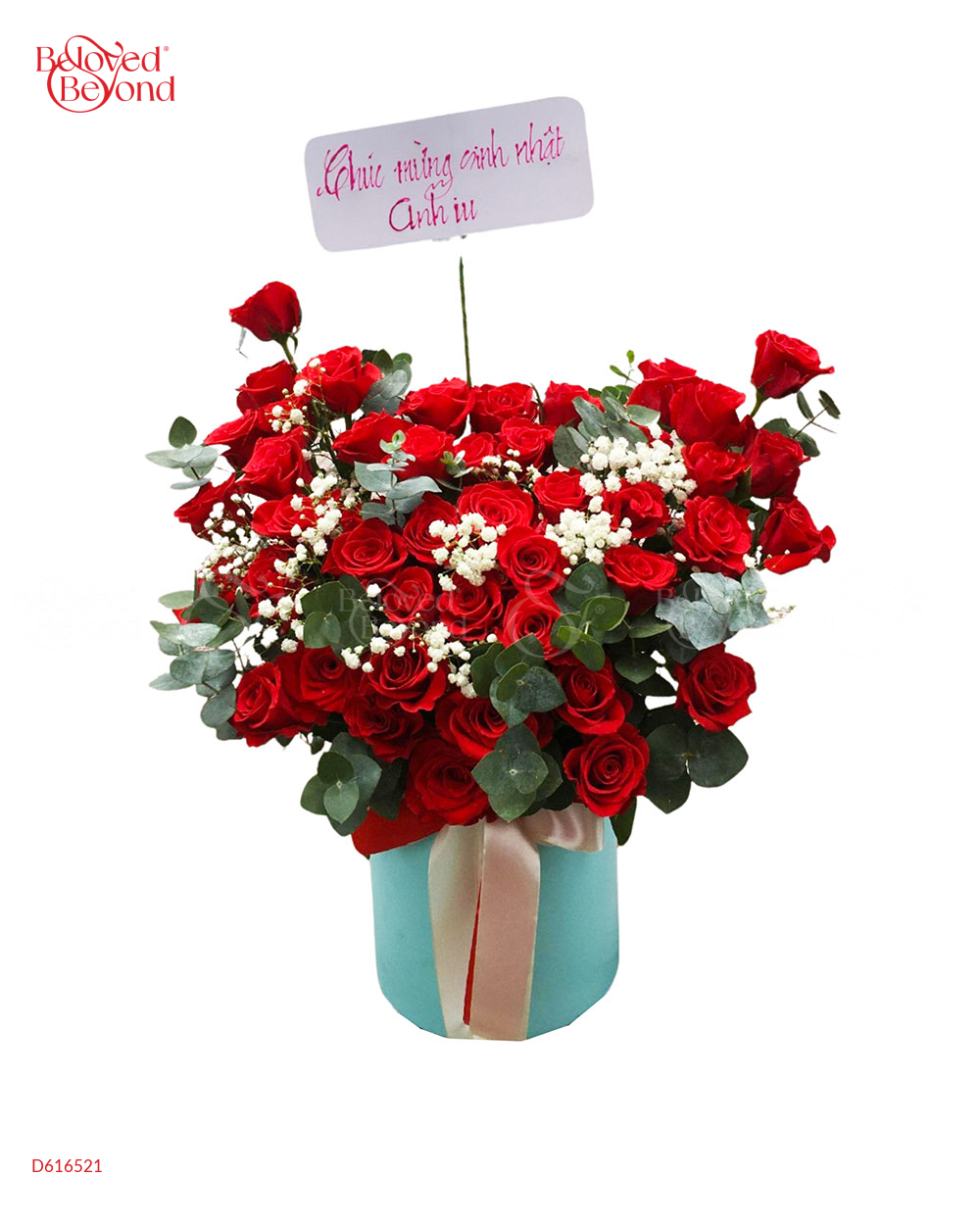Hộp Hoa Hồng Đỏ - belovedbeyond.com