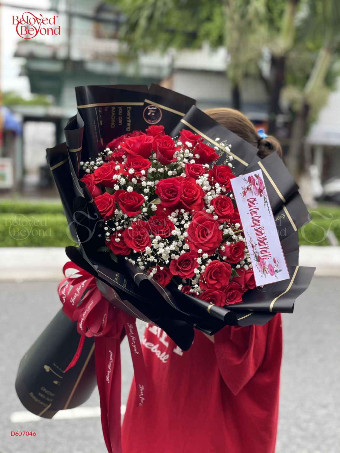 Ht Rose - Bó Hoa Hồng Đỏ Rực Rỡ - belovedbeyond.com