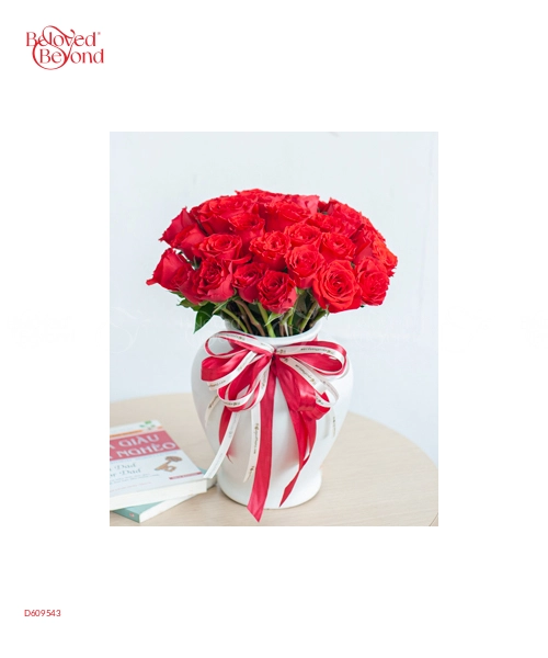 Hồng Đỏ Sa (25 Bông) - belovedbeyond.com