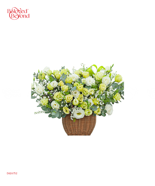 Giỏ Cát Tường Xanh - belovedbeyond.com