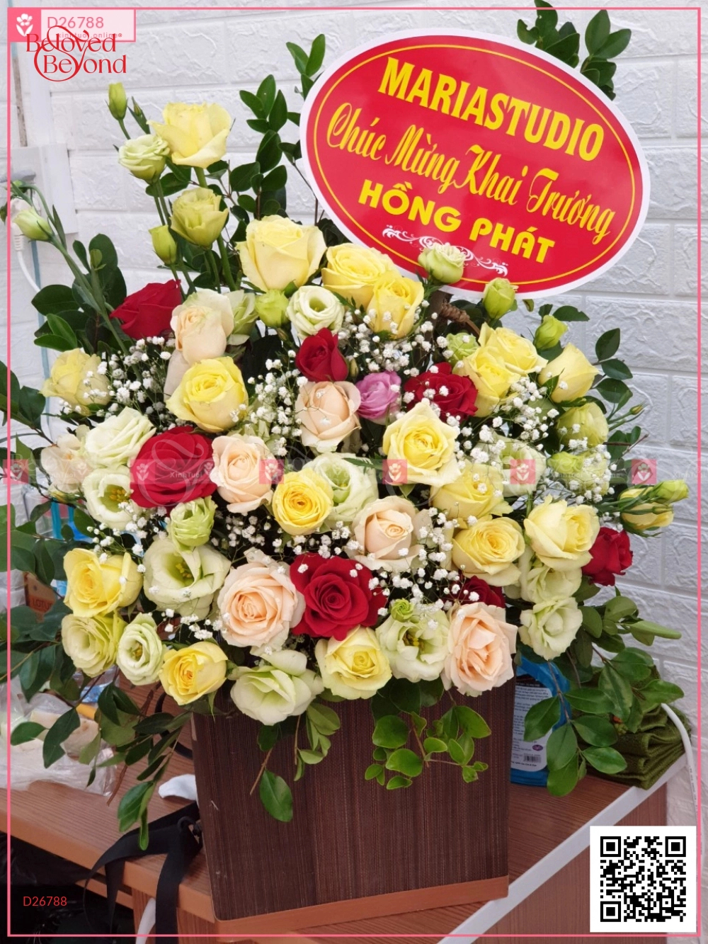 Hộp Hoa Của Hoa Tươi Khánh Huyền Tại Hồ Chí Minh - D26788 - belovedbeyond.com
