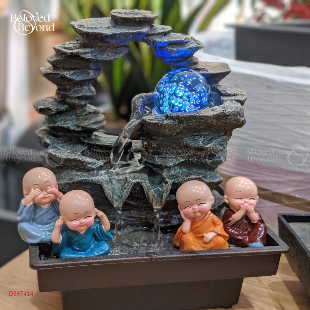 Thác Nước Mini Để Bàn – Phong Thuỷ Luân + 4 Chú Ti - belovedbeyond.com