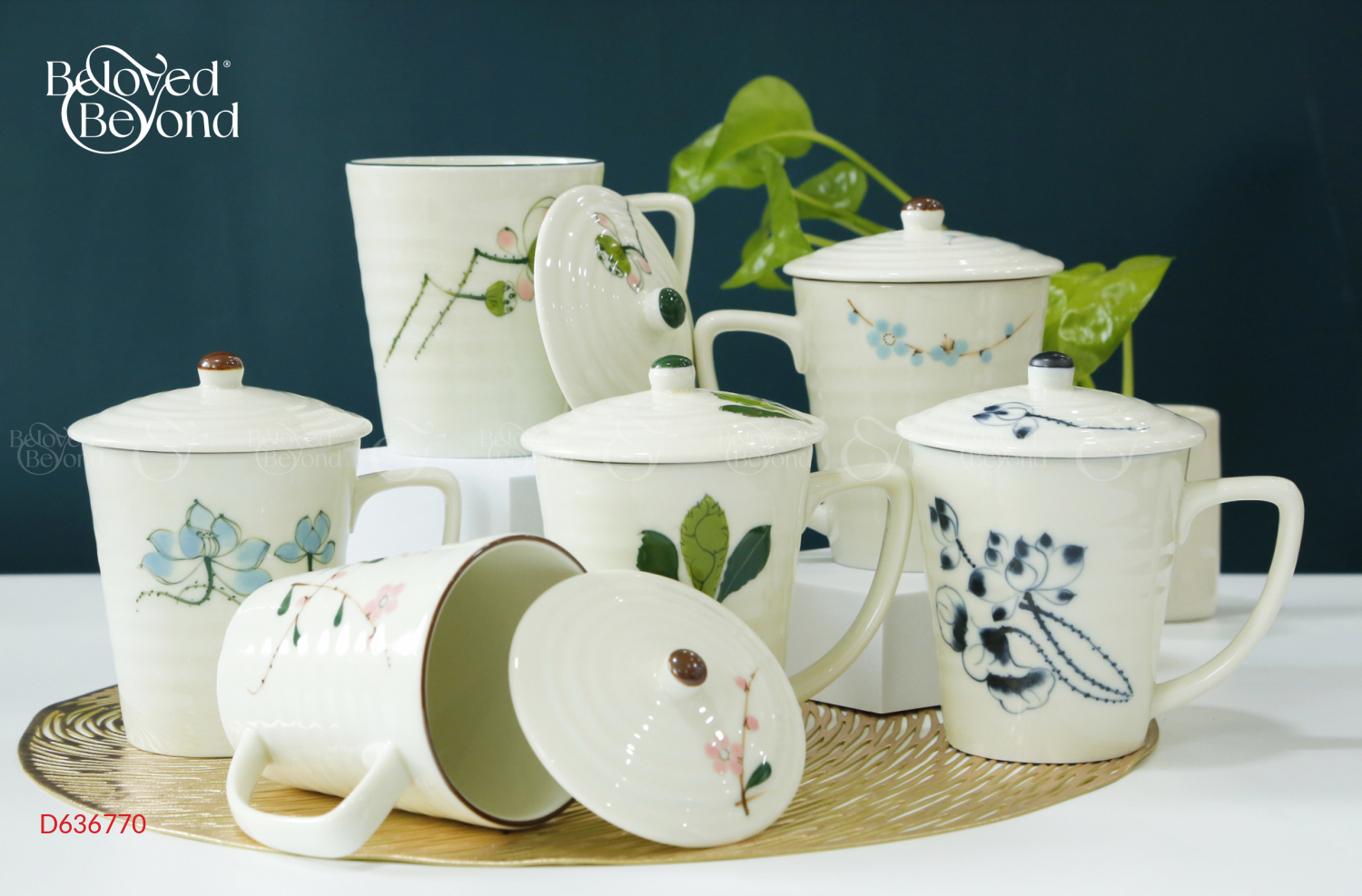 Ly Vẽ Tay Có Nắp - belovedbeyond.com