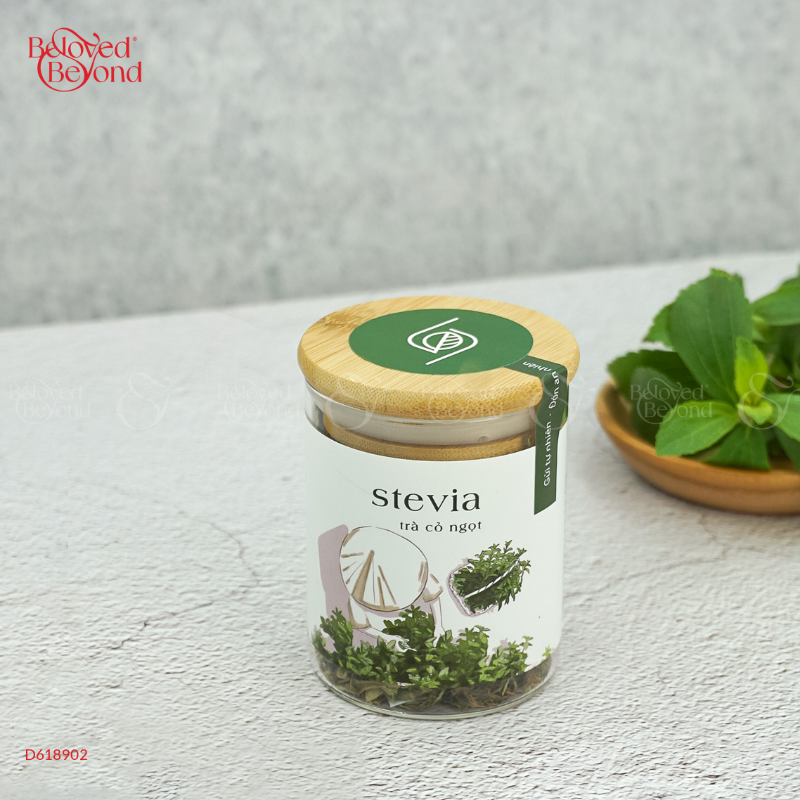 Trà Cỏ Ngọt 10Gr - Stevia Tea - Là Nhiên - belovedbeyond.com