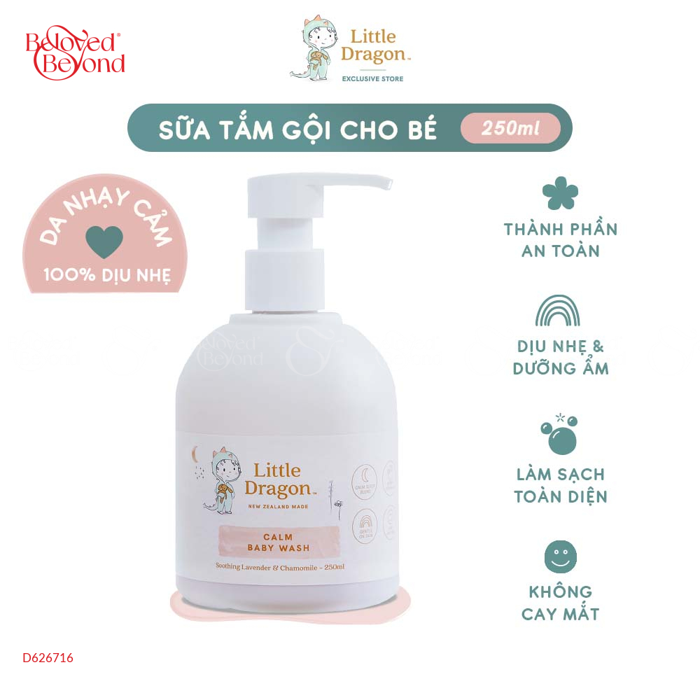 Sữa Tắm Gội Em Bé Little Dragon Calm - belovedbeyond.com